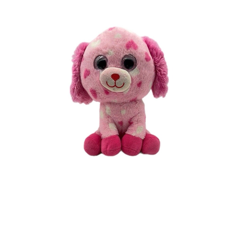 Best Made Toys Valentines Day Dog Plush 10" Pink Hearts Puppy Stuffed Animal...